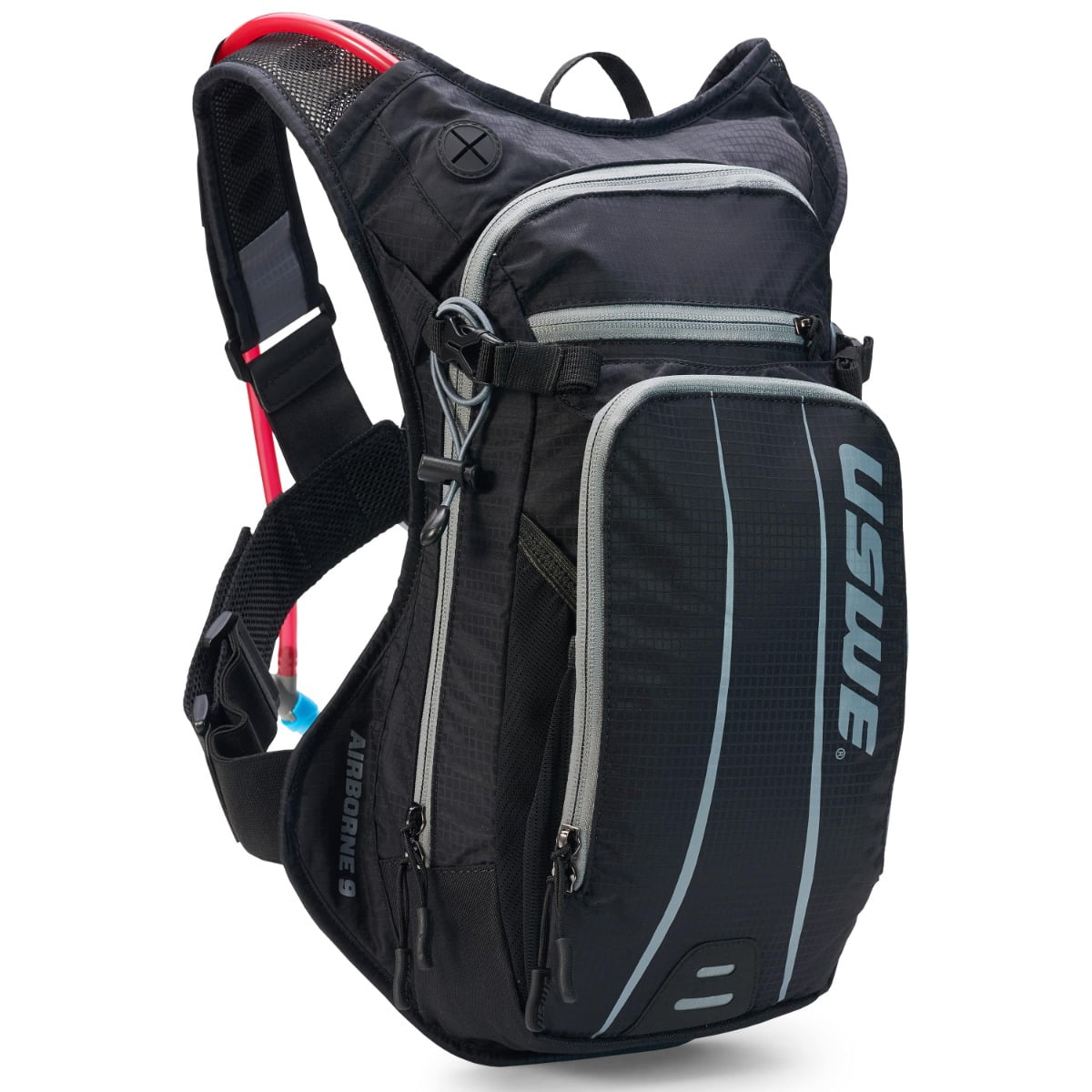 BAG USWE 22 AIRBORNE 9 PACK 3.0L ELITE BLADDER BLACK / GREY
