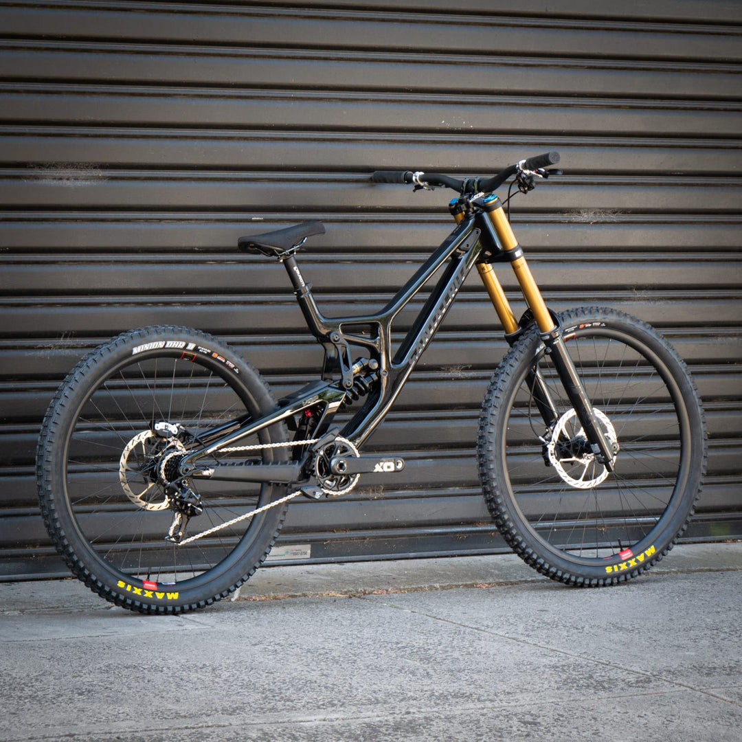 Bike Santa Cruz V10 CC | FOX 40 STEALTH | RSV HOPE | SRAM X0 DH MAVEN | BLACK SPECKLE MX LGE | CUSTOM BUILD '26
