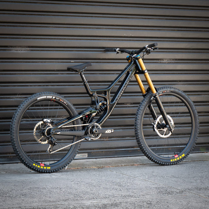 Bike Santa Cruz V10 CC | FOX 40 STEALTH | RSV HOPE | SRAM X0 DH MAVEN | BLACK SPECKLE MX LGE | CUSTOM BUILD '26