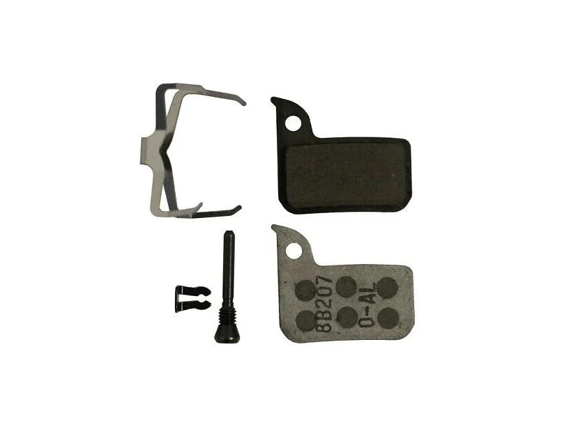 Brake Pad Sram Organic Quiet + Lightweight Alloy Backing Plate HRD, LEVEL ULT, LEVEL TLM