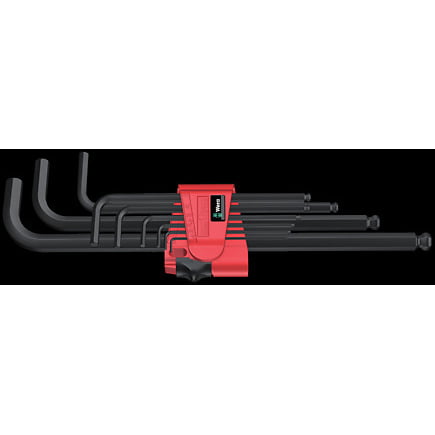 Tool Wera 950/9 Hex-Plus 6 L-key set metric Black Laser