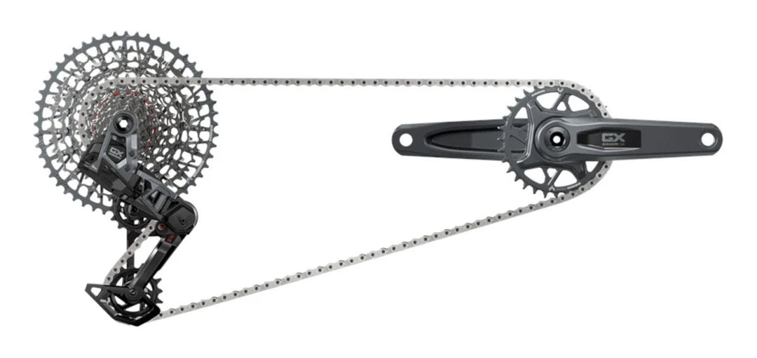 GROUPSET SRAM TRANSMISSION GX T-TYPE AXS EAGLE MTB 165MM