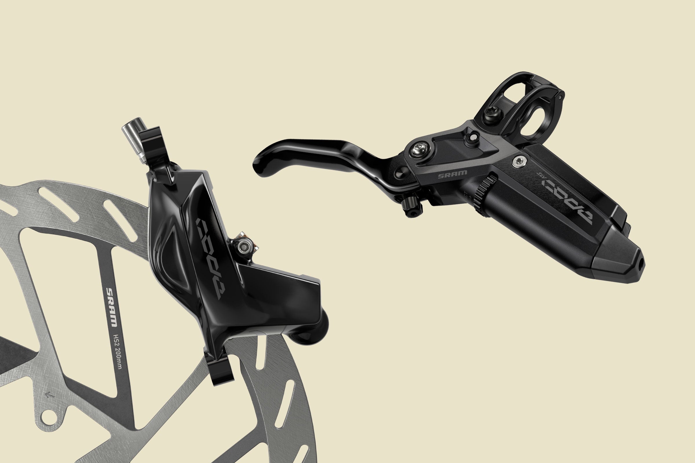 BRAKESET SRAM CODE SILVER (Front and Rear - Complete) | Summit Cycles