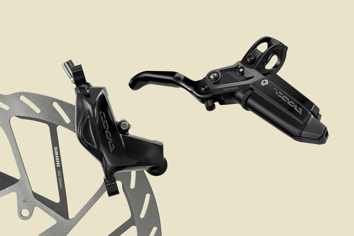 BRAKESET SRAM CODE SILVER (Front and Rear - Complete)