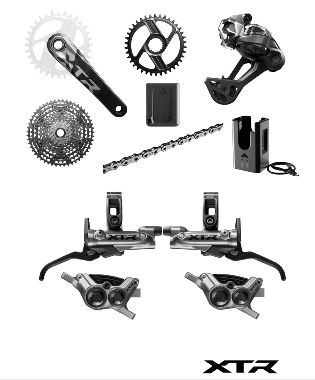 Groupset Shimano XTR Di2 | XTR Brakeset Bundle | Summit Cycles Groupset Shimano XTR Di2 | XTR Brakeset Bundle | Summit Cycles