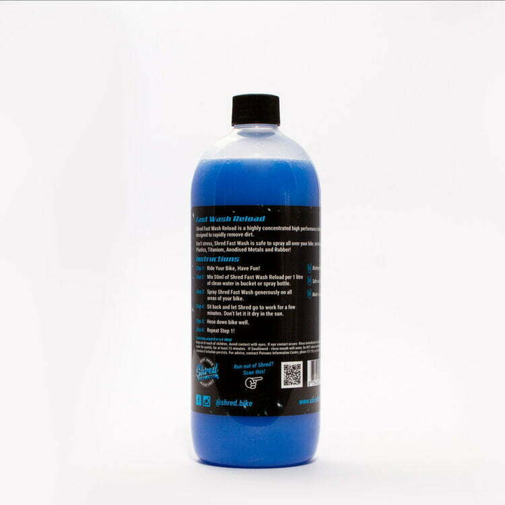 Shred Fast Wash Concentrate Reload - 1 Litre