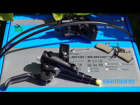 Brakeset | SHIMANO DEORE BL-M6120 | 4 Piston | (Pair - Front and Rear - Complete)