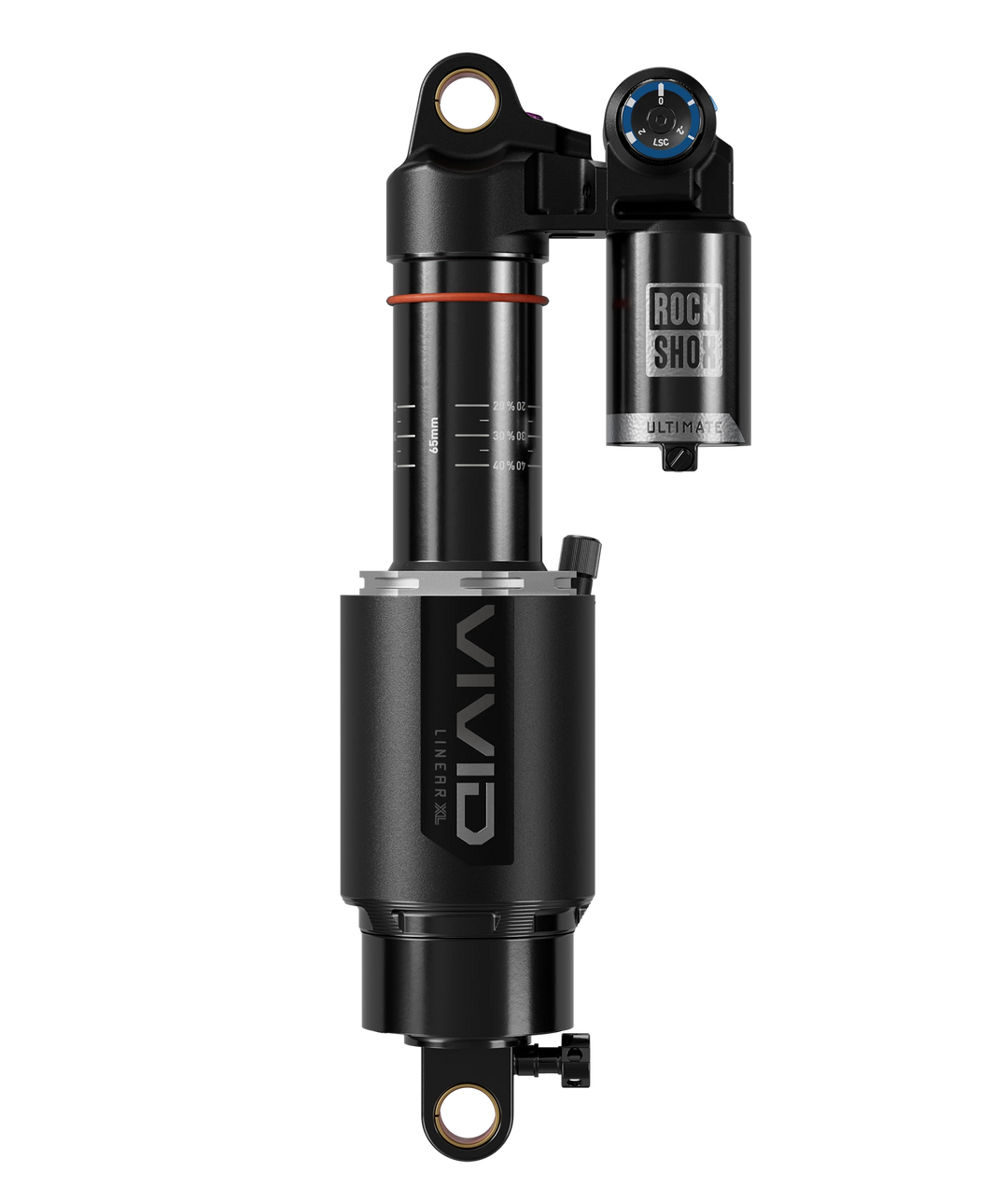 Rear Shock Vivid Ultimate RC2T D1 - (210x55) Linear XL Air, 2 T