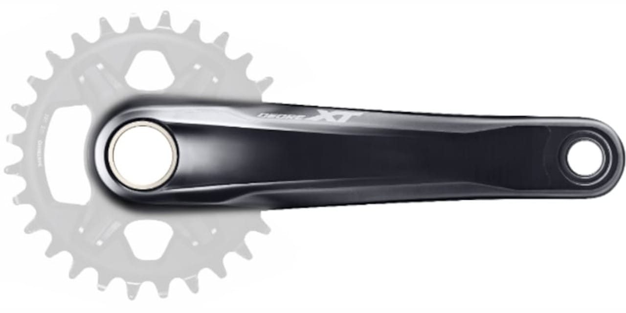 SHIMANO XT FC-M8100 170mm クランクアーム Crankset Shimano XT M8100 170mm w/o Chainring and B/B C/L: 52mm w