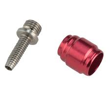 SRAM HOSE FITTING KIT DB QTY 1 - SJ HOSE KIT THREADED BARB / OLIVE / FITTINGS