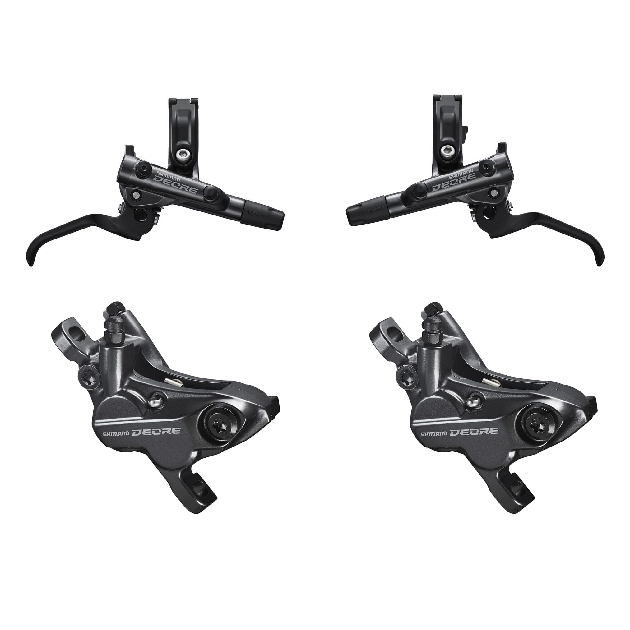 Brakeset | SHIMANO DEORE BL-M6120 | 4 Piston | (Pair - Front and
