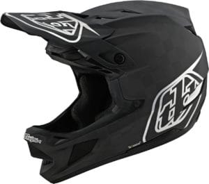 Troy Lee Designs D4 Carbon MIPS Helmet 2023 troy-lee-designs-d4-mips-carbon-full-face-helmet-stealth-black-silver-14143700-PAR__12040