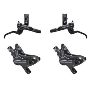 Brakeset | SHIMANO DEORE BL-M6120 | 4 Piston | (Pair - Front and Rear - Complete)