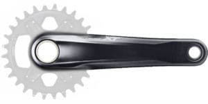Crankset Shimano XT M8100 170mm w/o Chainring and B/B C/L: 52mm w/o TL-FC41